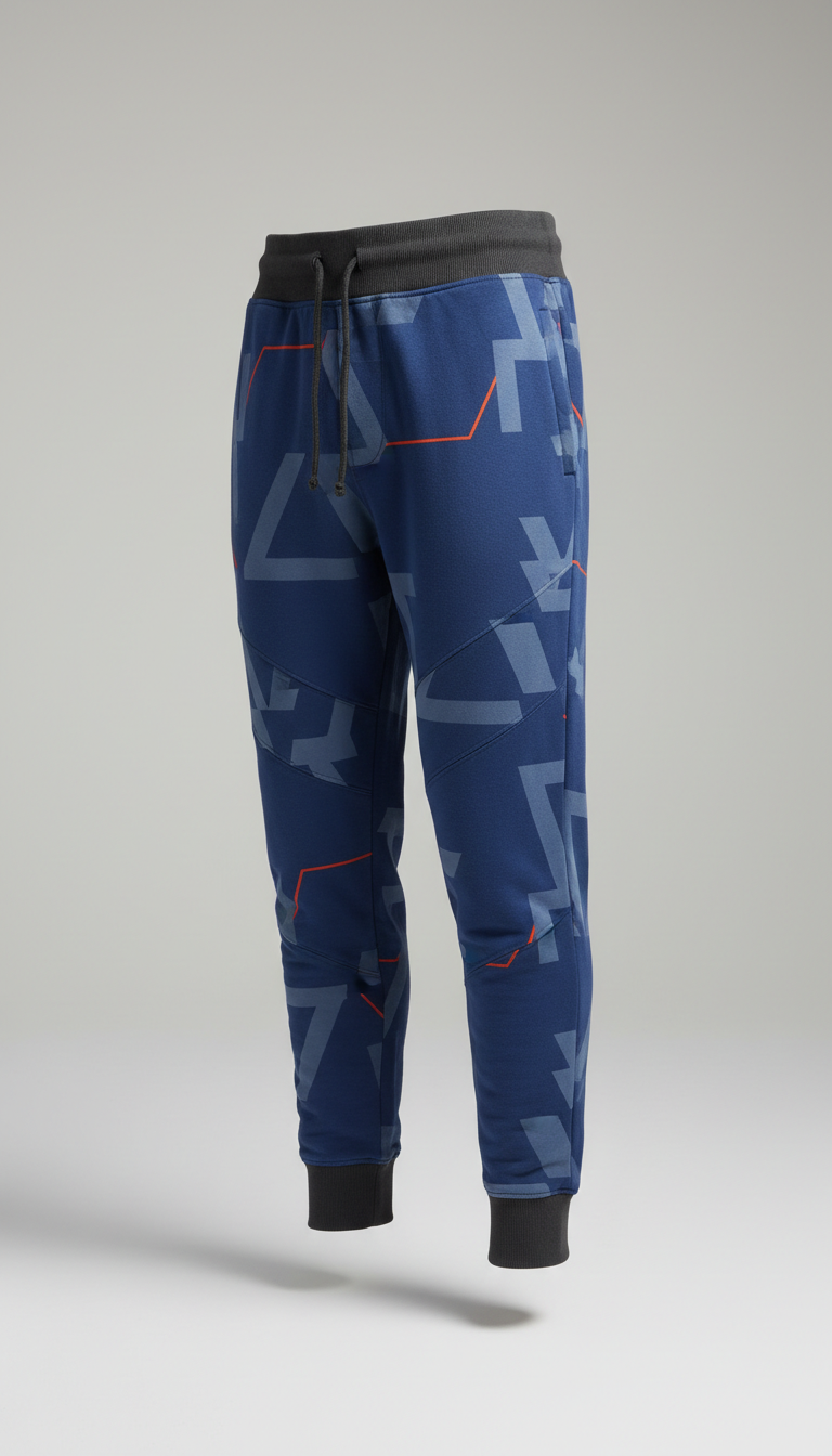 Cool Indigo Statement Sweatpants
