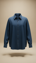 Denim Blue Relaxed-Fit Shirt